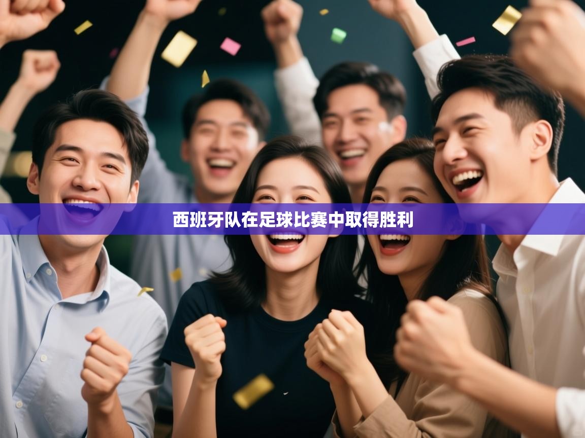 西班牙队在足球比赛中取得胜利  第1张