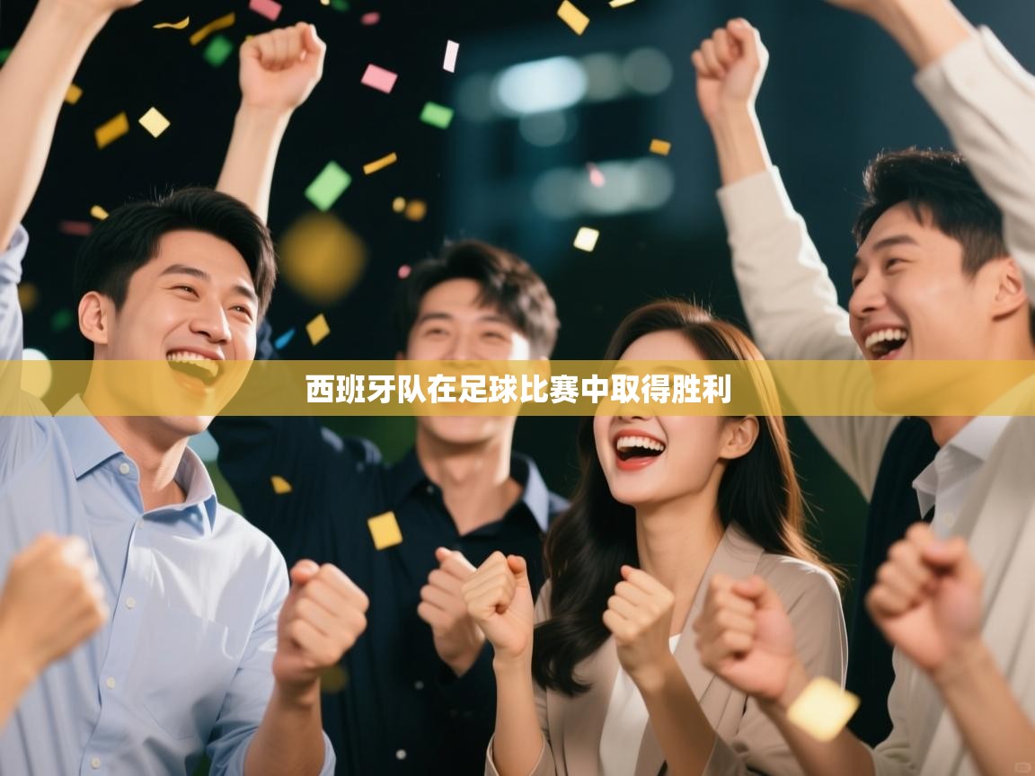 西班牙队在足球比赛中取得胜利  第2张